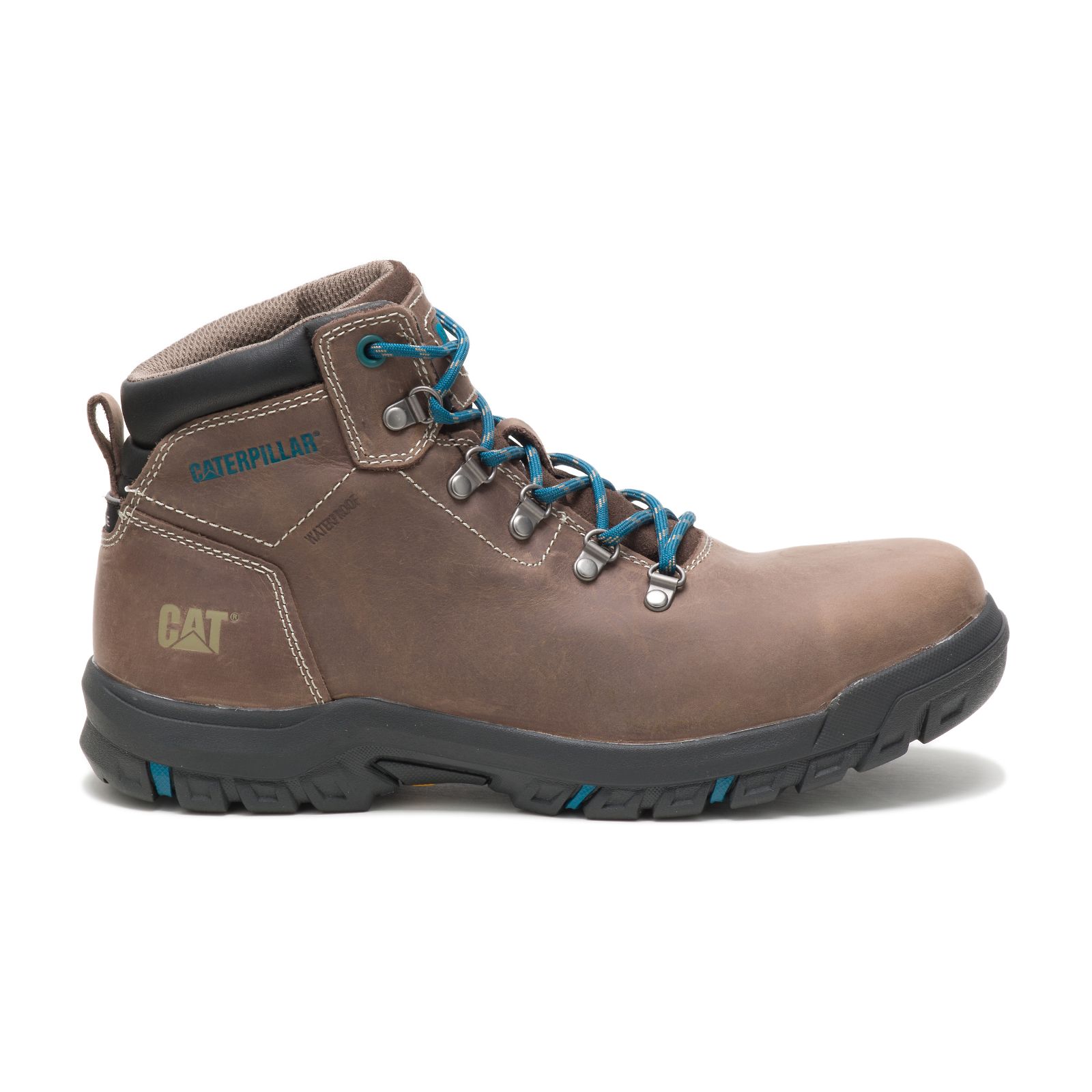 Women's Caterpillar Mae Steel Toe Waterproof Work Boots Brown Ireland RKNF20961